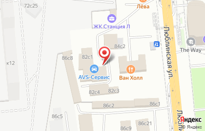 Центр тонирования Tonirofka.ru на Люблинской улице на карте