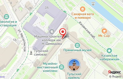 Магазин Суворовские конфеты в Туле на карте