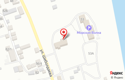 База отдыха Морская волна на карте