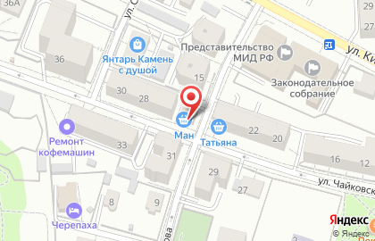 Магазин мясопродуктов МАН на карте