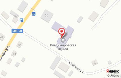 Тогучинского района Владимировская Средняя Школа на карте