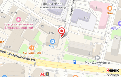 Ломбард Золотая жила в Преображенском на карте