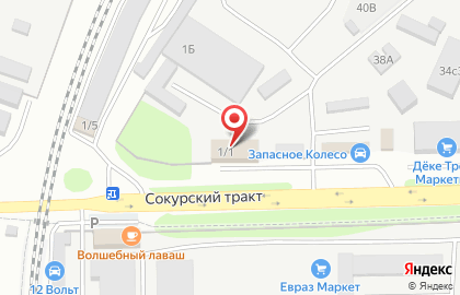 Ветеран на Сокурском тракте на карте