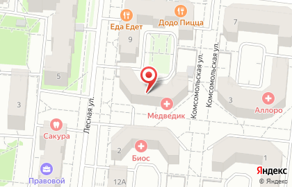 Центр красоты и здоровья в Москве на карте