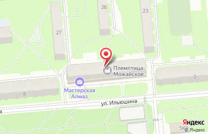 Антей на улице Ильюшина на карте
