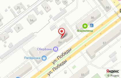 Сказочный сундучок на улице Победы на карте
