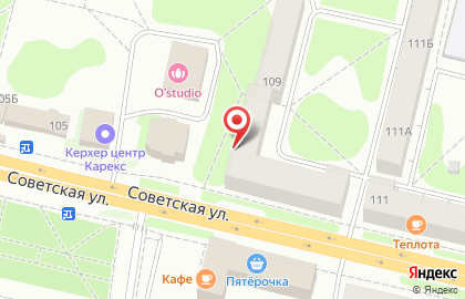 Студия красоты EVA на Советской улице на карте