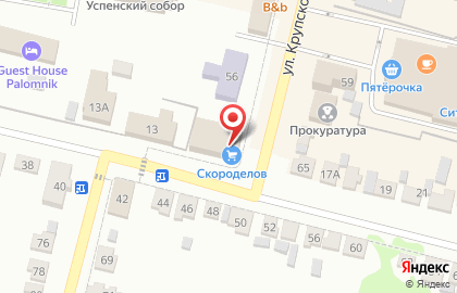 Скороделов на карте