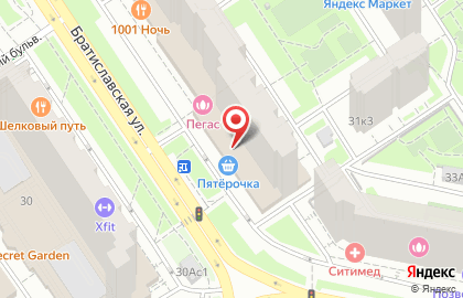 Магазин корейских деликатесов И-сан на Братиславской улице на карте