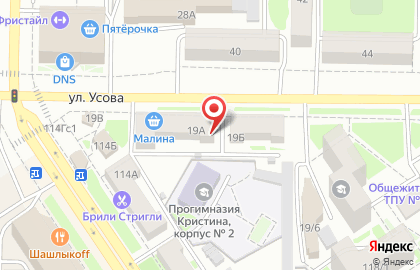 Салон-парикмахерская Марсель в Томске на карте