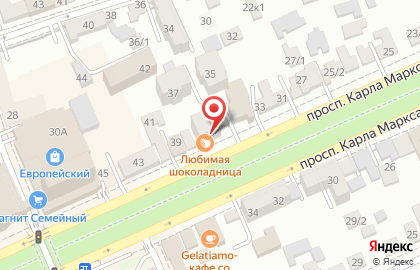 Магазин кондитерских и хлебобулочных изделий Любимая Шоколадница в Ставрополе на карте