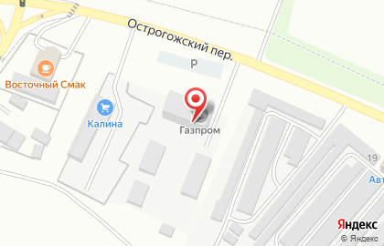 Газпром в Белгороде на карте