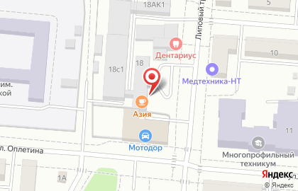 Кафе Азия в Екатеринбурге на карте