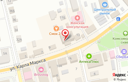 МегаФон в Брянске на карте