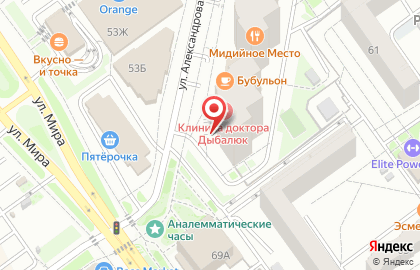 Парикмахерская в Волгограде на карте