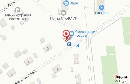Продуктовый магазин в Омске на карте