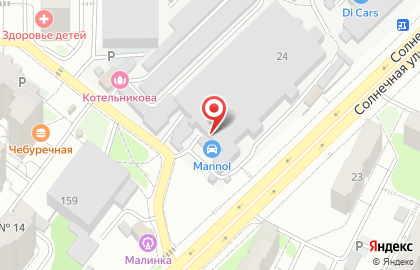 Гаражный кооператив №31 в Промышленном районе на карте