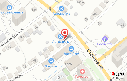 Автосервис в Саратове на карте