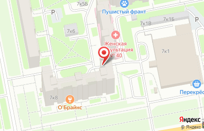 О'Брайнс на Богатырском проспекте на карте