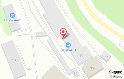 Автосервис Glushak51 на карте