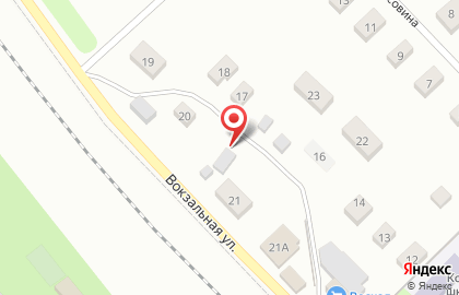 1C на Вокзальной улице на карте
