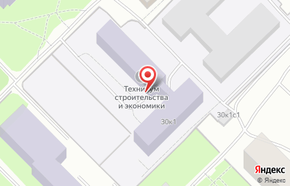 Архангельский техникум строительства и экономики в Архангельске на карте