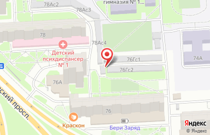 Автомастерская Garage в Октябрьском районе на карте
