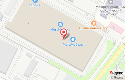 Мебельный салон Много мебели на Гвардейской улице на карте
