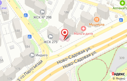 Смарт-офис Бизнес-Гарант на Ново-Садовой улице на карте