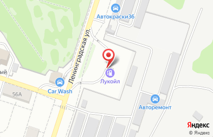 Лукойл-югнефтепродукт на Ленинградской улице на карте