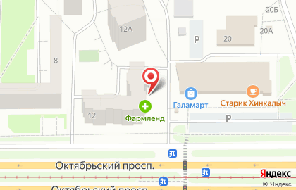 Студия мебели Alex на Октябрьском проспекте на карте