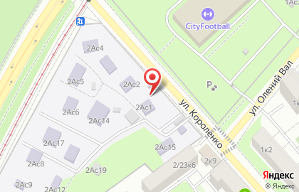 Гимназия №1404, Гамма, с дошкольным отделением на улице Короленко на карте