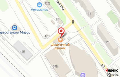 Кафе Шашлычный дворик на улице Академика Павлова на карте