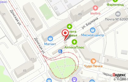 Киоск по продаже печатной продукции Роспечать на улице Баумана на карте