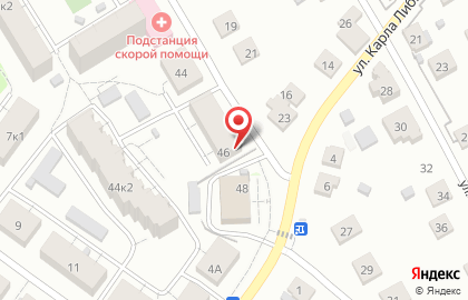 Почтовое отделение №11 на улице Восстания на карте