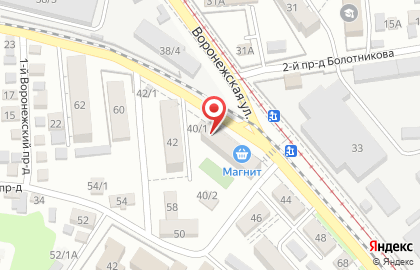 Социальная аптека Лаки Фарма на Воронежской улице на карте