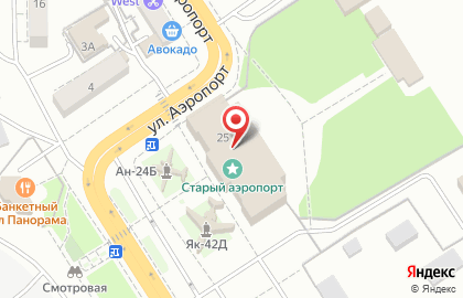 Аэропорт, г. Саратов на карте