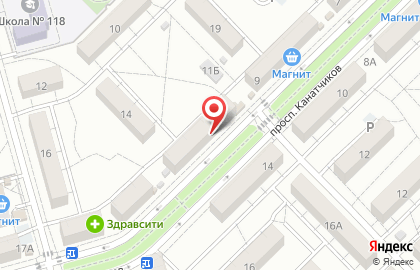 Универмаг Дом тканей на карте