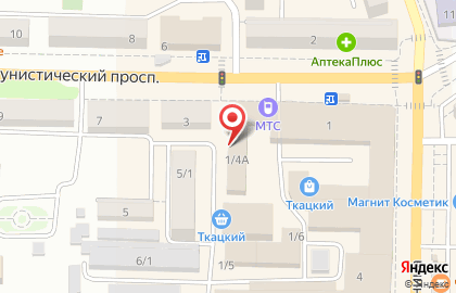 Магазин Российский кафель на Коммунистическом проспекте на карте