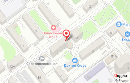 Пекарня-кондитерская Вкусная выпечка в Ленинском районе на карте