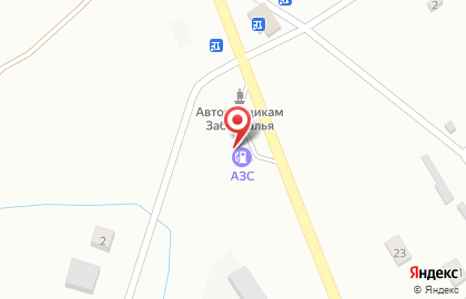 АЗС в Чите на карте