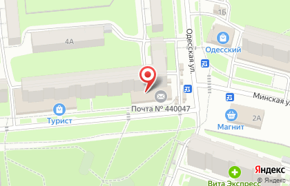 Подростковый клуб Огонек в Октябрьском районе на карте