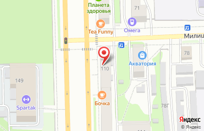 Магазин автозапчастей Форд Транзит на Октябрьском проспекте на карте