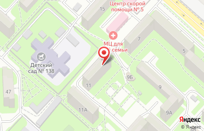 Адвокатский кабинет Белобородова А.А. на карте