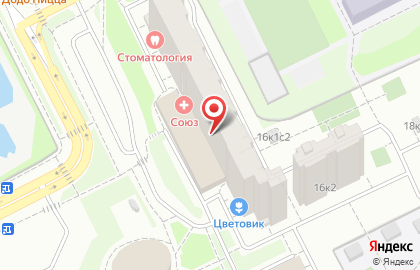 Милана на Братеевской улице на карте