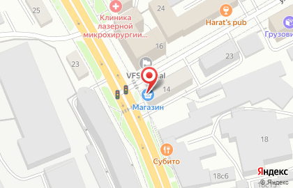 Продуктовый магазин Сытый муж в Железнодорожном районе на карте