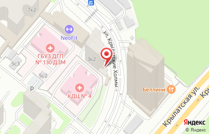 Крылатские холмы, 3, ТСЖ на карте
