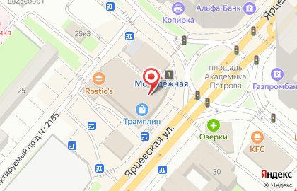 Ювелирный салон Меркурий на Ярцевской улице на карте