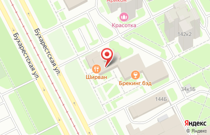 Студия массажа Массаша на Бухарестской улице на карте