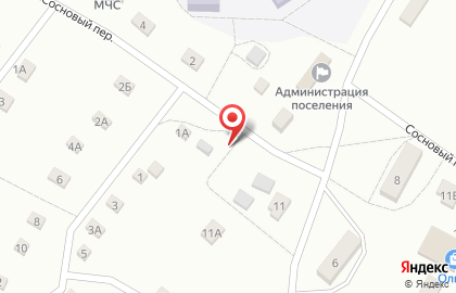 Бриз в Сосновом переулке на карте